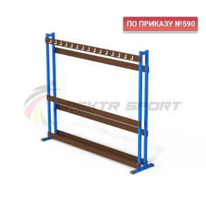 Купить Стеллаж для лыж двусторонний (на 30 пар) ЛХ2 в Нефтеюганске 