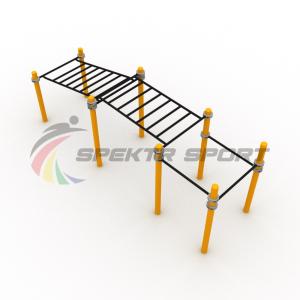 Купить Детский рукоход двухсекционный с подъёмом и 3 турника в Нефтеюганске 